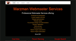 Desktop Screenshot of marzman.com